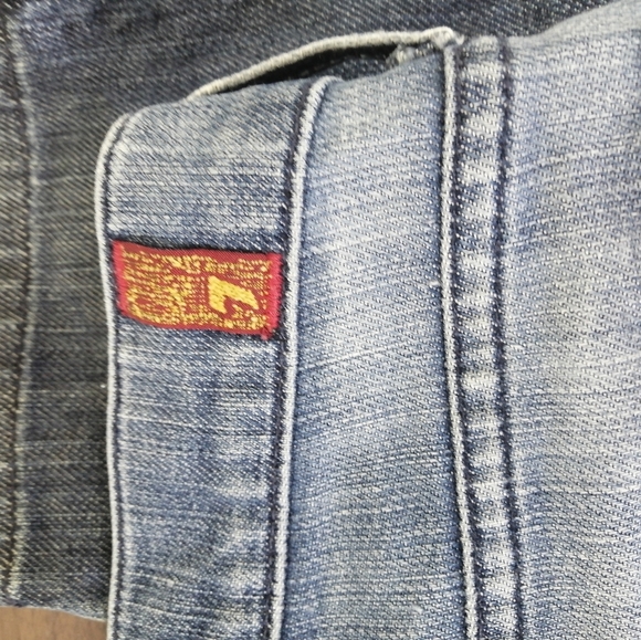 7 For All Man Kind Skinny Blue Jeans Size 28 - Picture 5 of 7